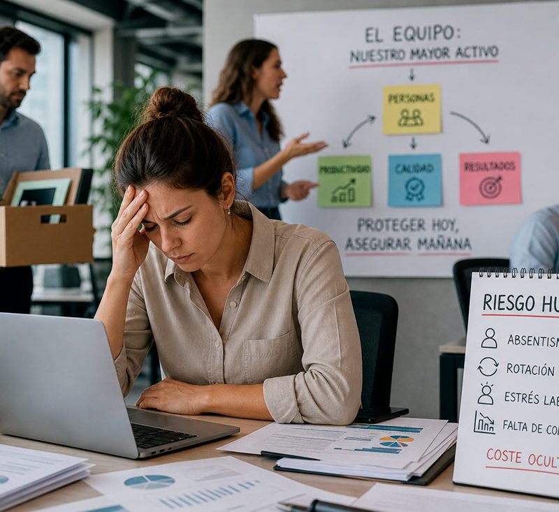 Cuando el problema no es el mercado, sino el equipo: el coste oculto del riesgo humano en la empresa