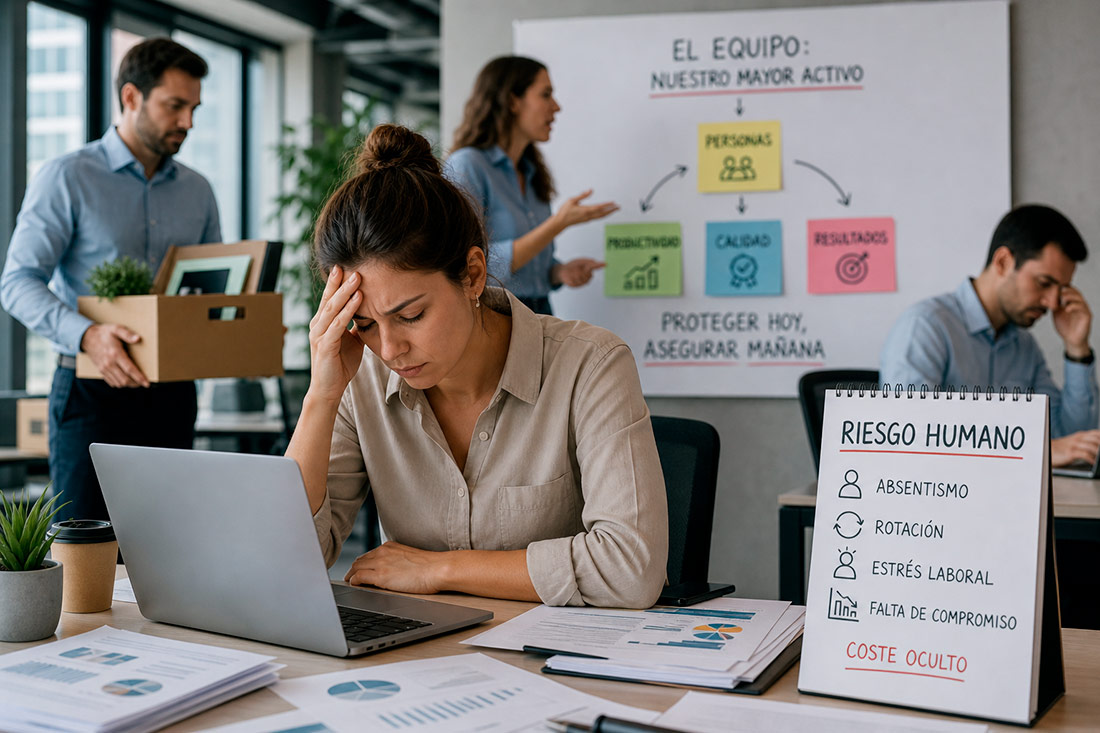 Cuando el problema no es el mercado, sino el equipo: el coste oculto del riesgo humano en la empresa